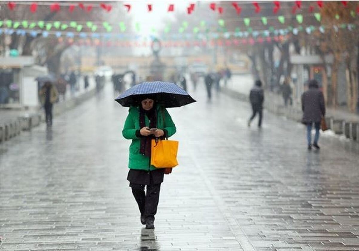 سامانه بارشی جدید شنبه وارد ایران می‌شود