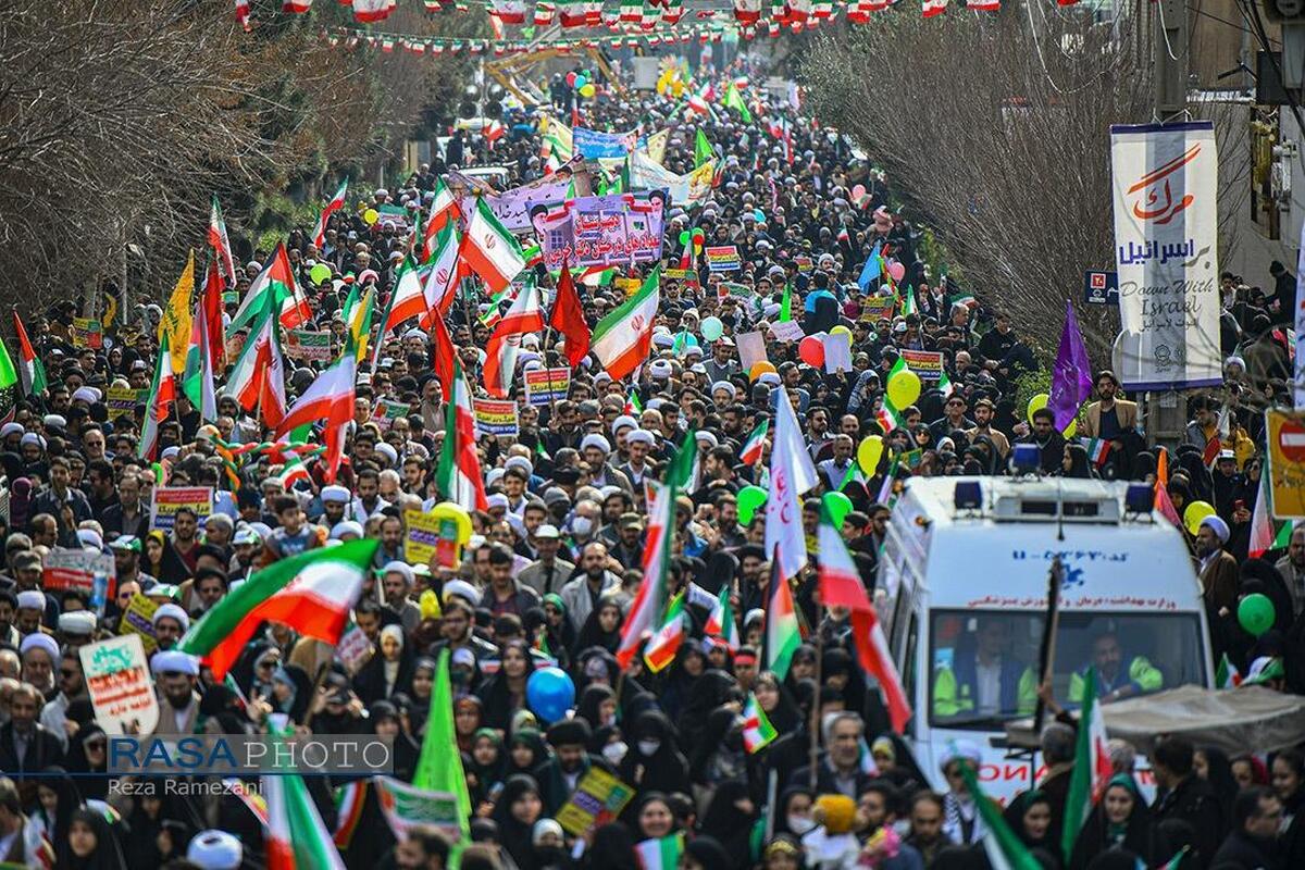 حماسه آفرینی مردم قم در چهل و هفتمین بهار انقلاب