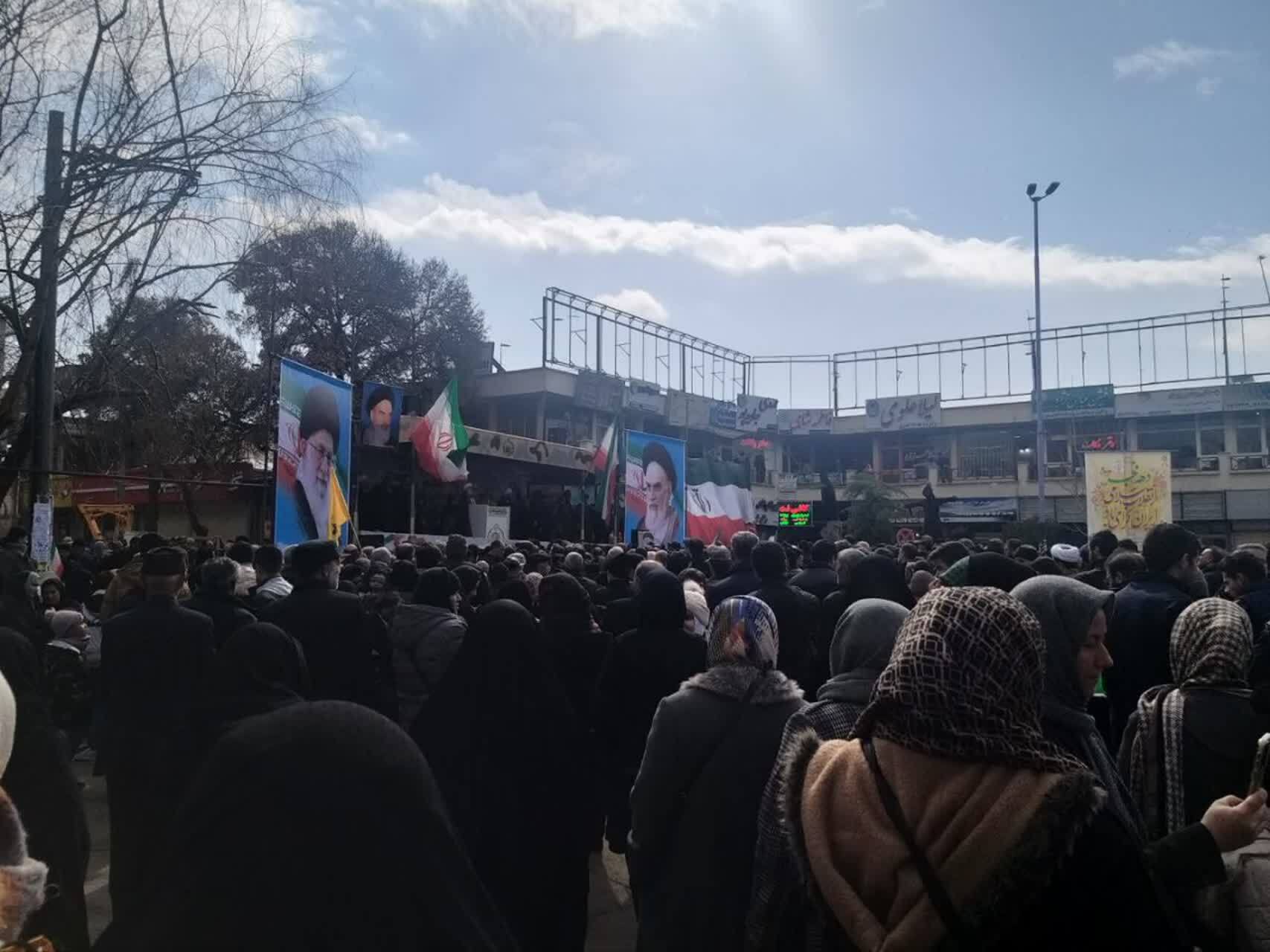 حضور بی‌نظیر مردم مراغه در راهپیمایی چهل‌ و هفتمین فجر انقلاب اسلامی+ تصاویر