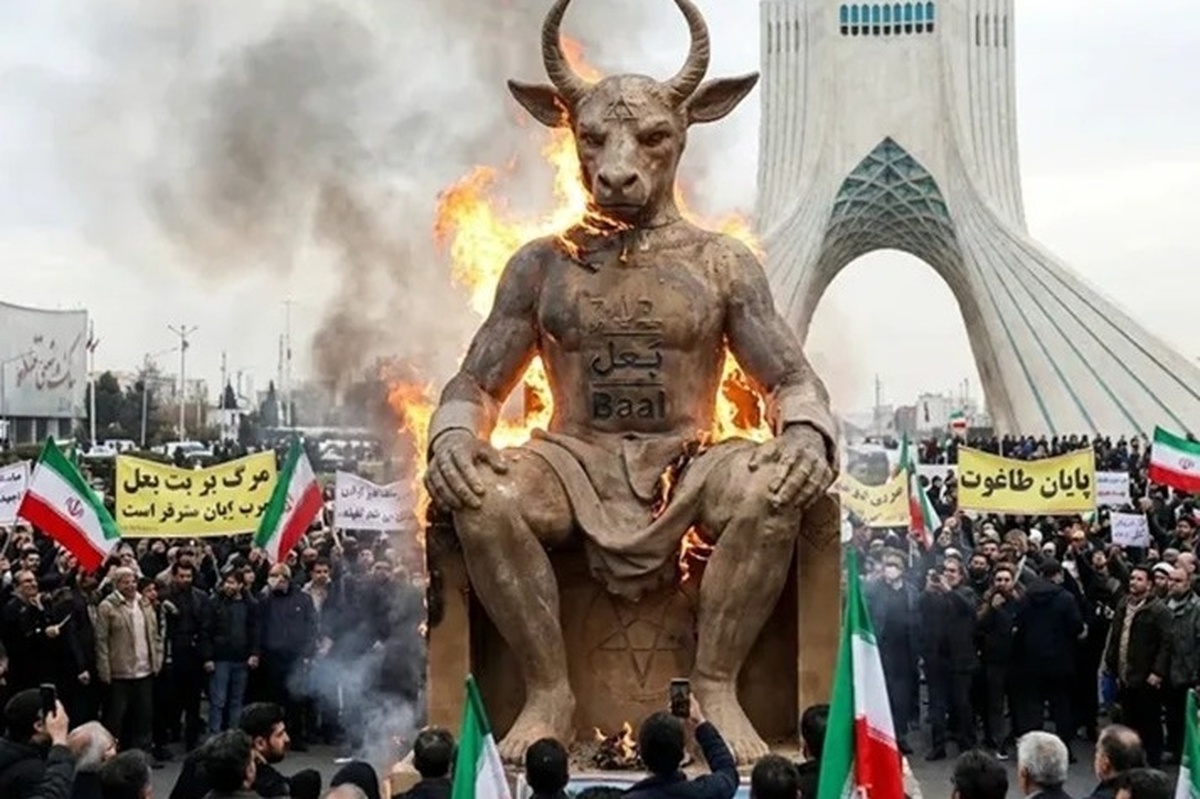 بَعل کیست و آیا سوزاندن پیکر او سنت شیطان‌پرستان است؟ + فیلم