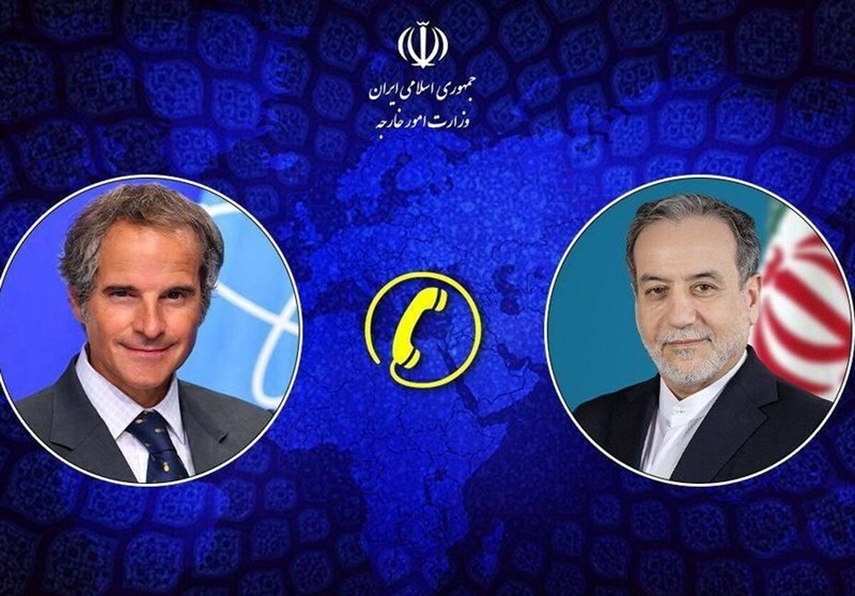 گفتگوی عراقچی و گروسی درباره تدوین پیش‌نویس یک چارچوب مذاکراتی