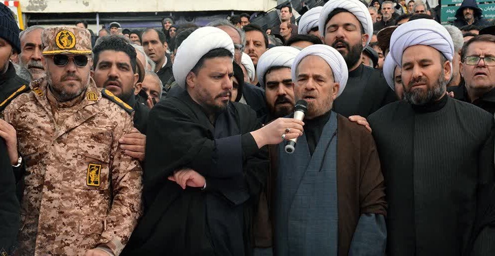 تشییع پیکر ۲۱ شهید جنایت صهیونی آمریکایی در مراغه+ تصاویر