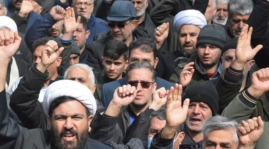 تشییع پیکر ۲۱ شهید جنایت صهیونی آمریکایی در مراغه+ تصاویر