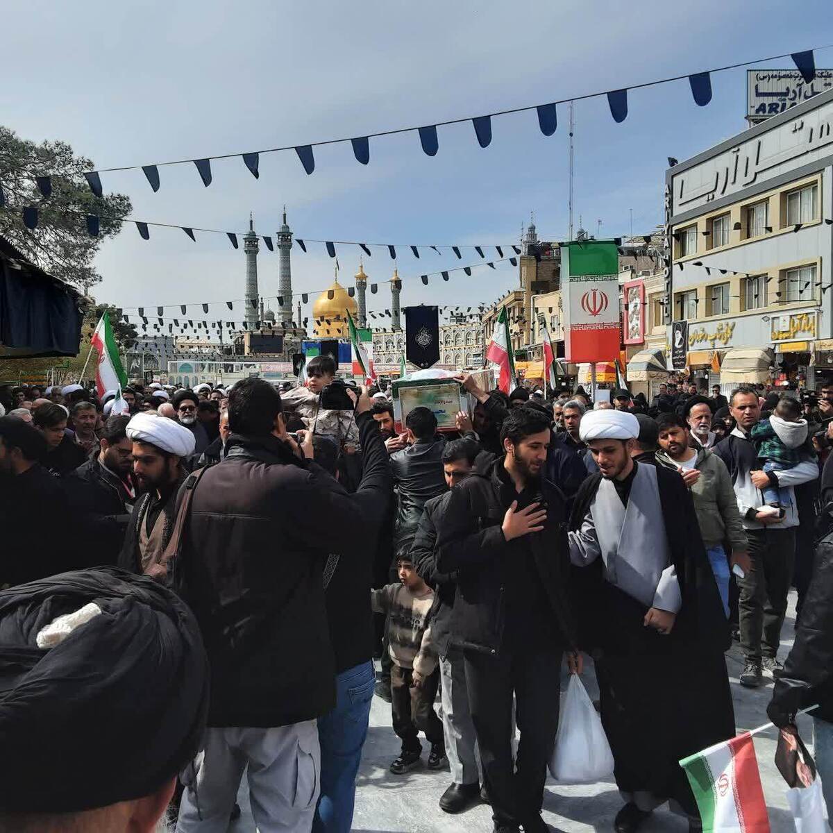 برگزاری مراسم تشییع و خاکسپاری پیکر شهید حجت الاسلام والمسلمین مهدوی در قم