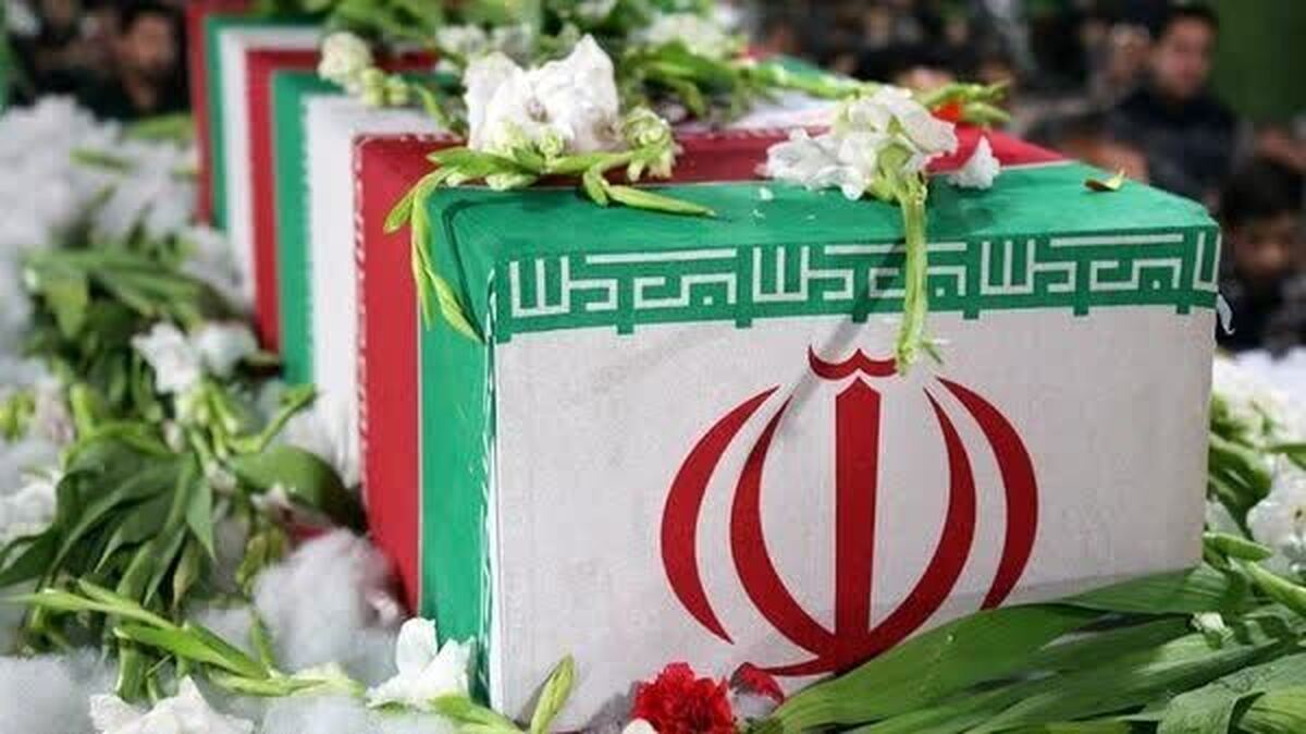 مراسم تشییع ۳ شهید امنیت شهرستان بن برگزار شد