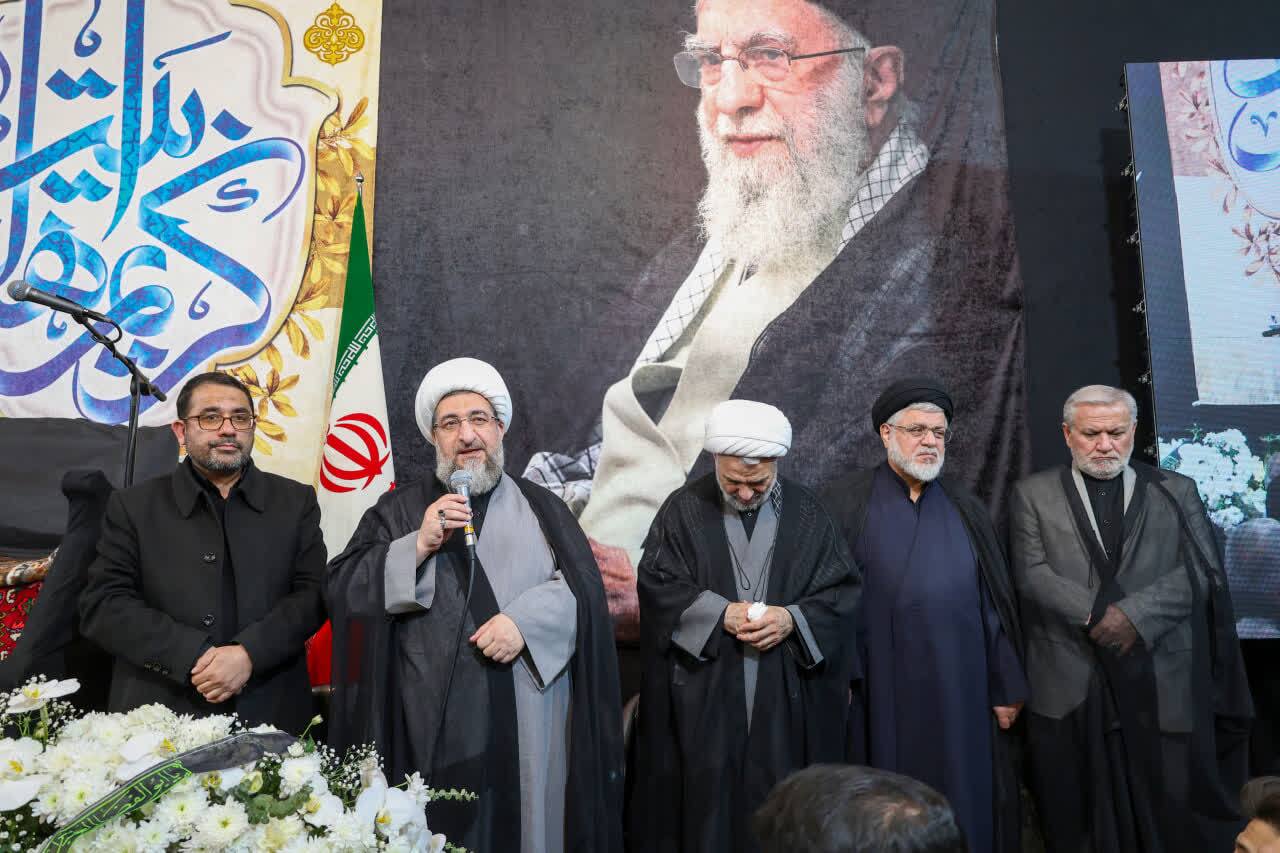 حضور امام جمعه تبریز در مراسم ولادت امام حسن مجتبی و یادبود شهدای اقتدار استان+ تصاویر