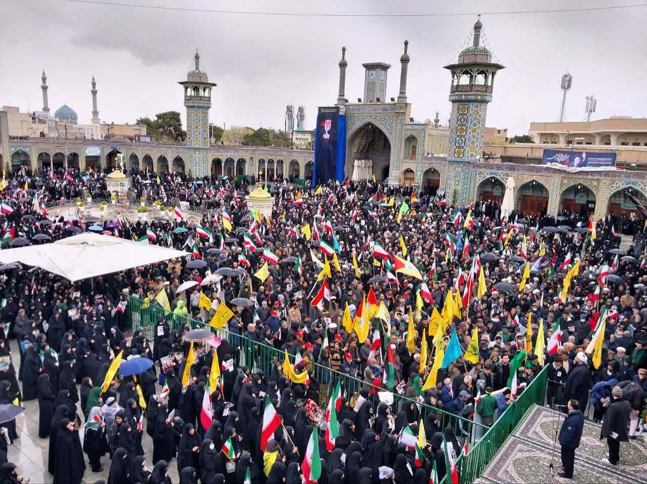 حماسه ملت ایران در روز قدس با لبیک به ندای رهبری آغاز شد حماسه ملت ایران در روز قدس با لبیک به ندای رهبری آغاز شد