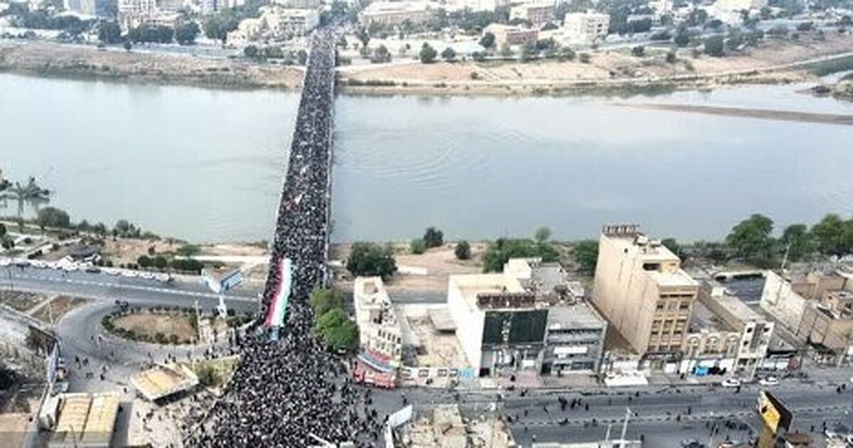 موج جمعیت بی‌نظیر اهواز در روز قدس