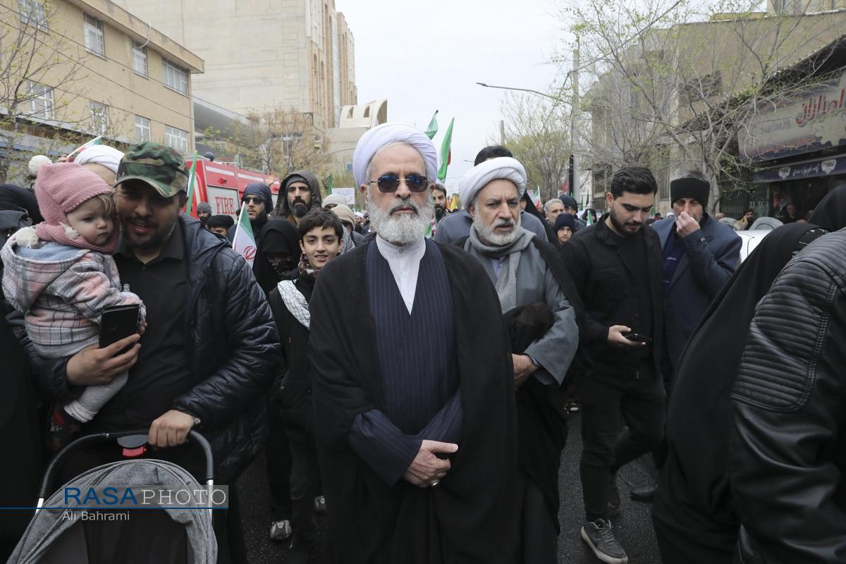 گزارش ویژه از راهپیمایی روز قدس؛ از بیعت علما تا شهادت یک مادر در آغوش پرچم