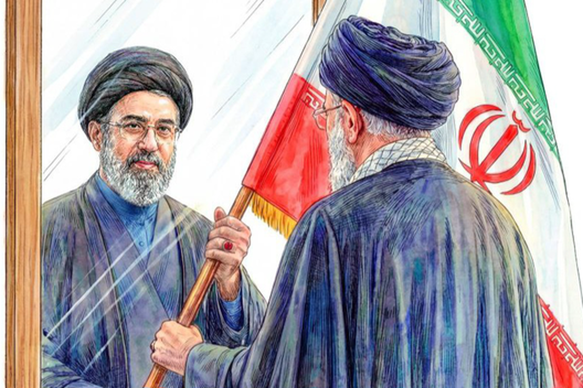 بیعت مجدد انجمن اهل قلم حوزویان ساروی با رهبر جدید انقلاب اسلامی
