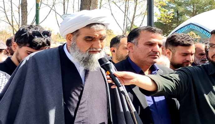 پیکر مطهر شهید مدافع وطن جنگ رمضان در کاشان تشییع شد + عکس