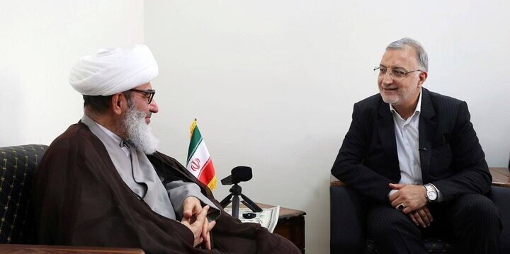 م/ گزارشی از دیدار شهردار تهران با مراجع تقلید و علما