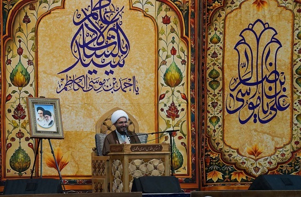 مراسم بزرگداشت حضرت احمدبن موسی الکاظم در حرم مطهر برگزار شد