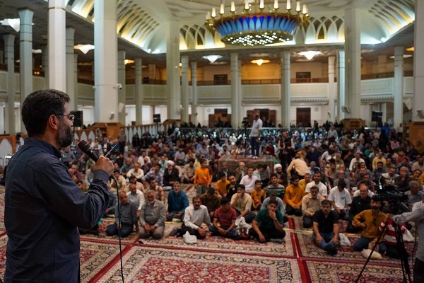 مراسم بزرگداشت حضرت احمدبن موسی الکاظم در حرم مطهر برگزار شد