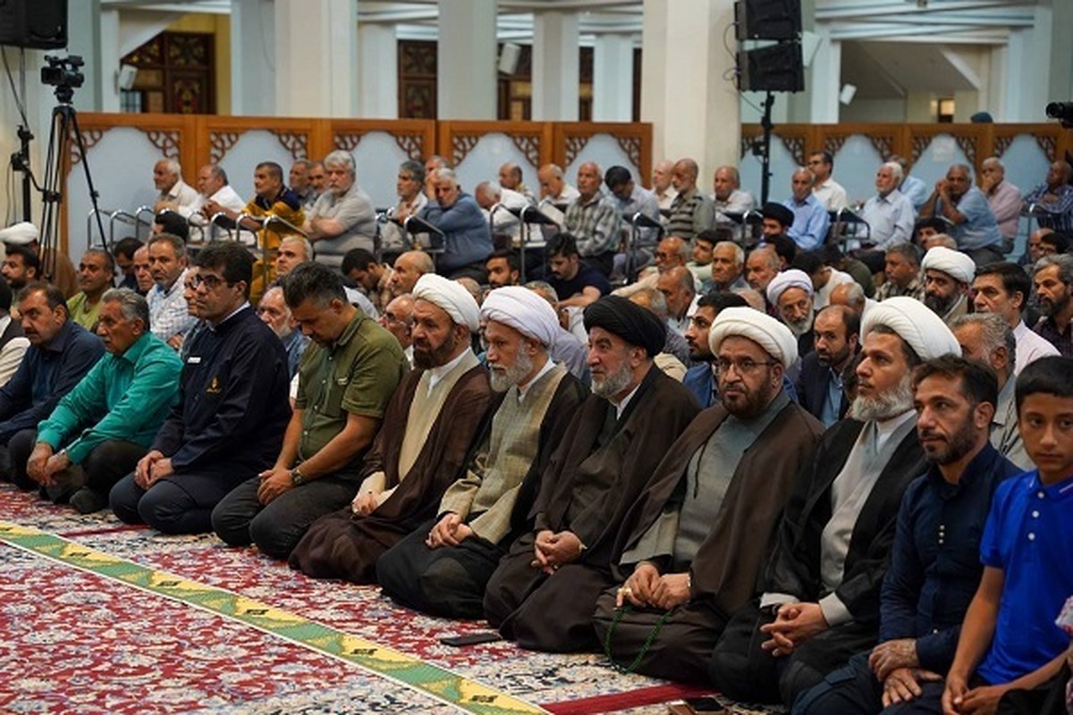 مراسم بزرگداشت حضرت احمدبن موسی الکاظم در حرم مطهر برگزار شد