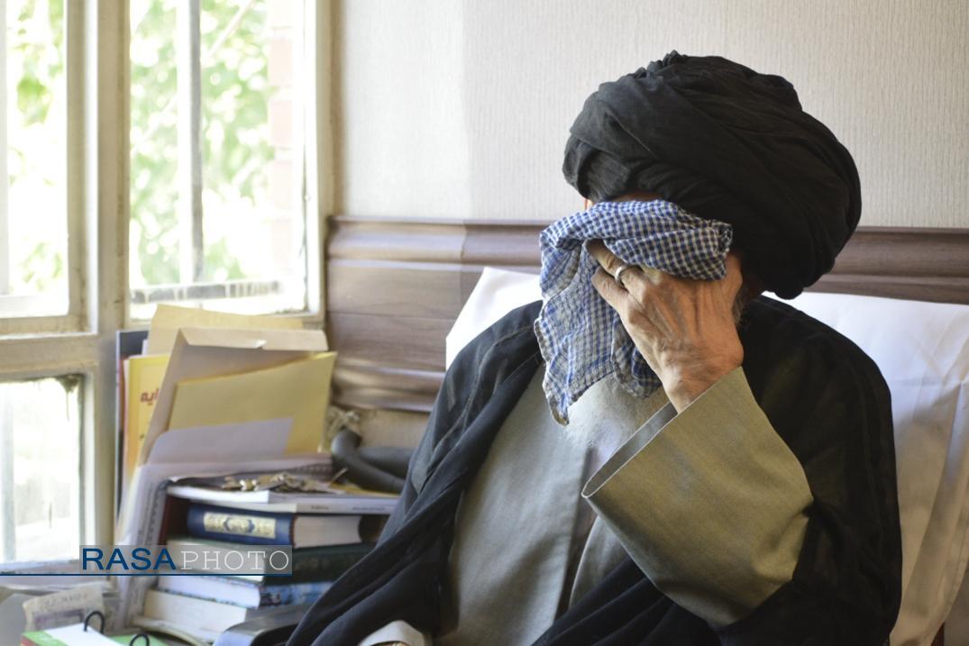 دیدار صمیمانه مسئولان خبرگزاری رسا با پدر شهید آیت‌الله آل‌هاشم
