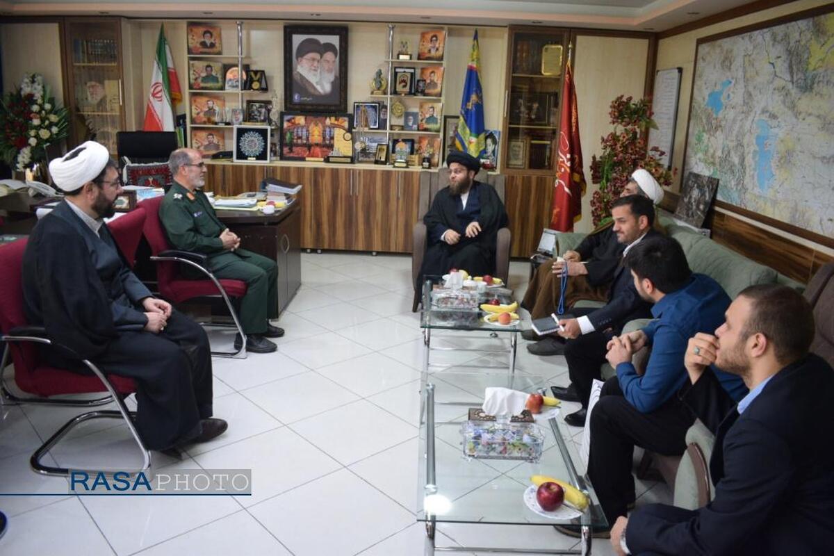 مدیرعامل خبرگزاری رسا با فرمانده سپاه عاشورا دیدار کرد