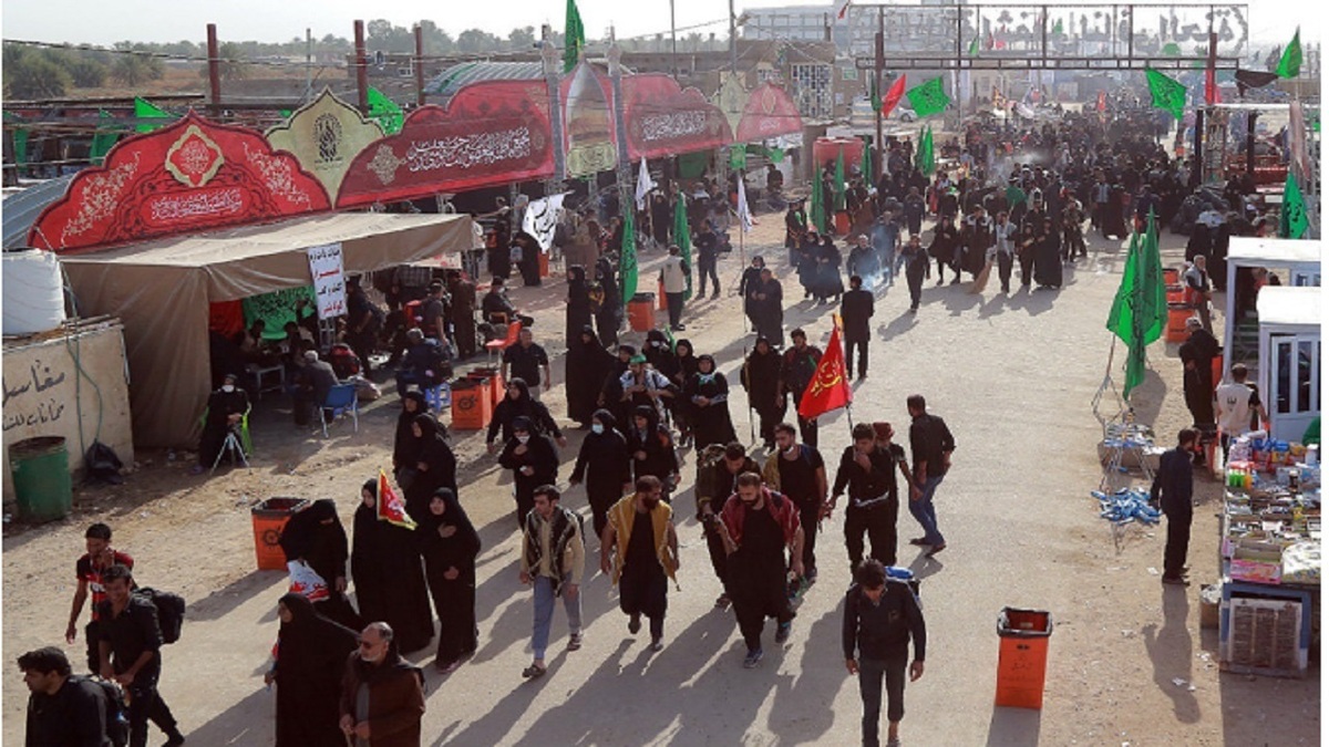 خدمترسانی ۳۰۰۰موکب و ۲۰۰هزار خادم ایرانی درپیادهروی اربعین