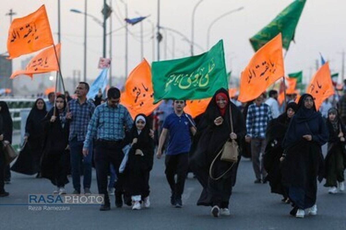 حرکت کاروان شادی «غدیر تا ظهور» از حرم تا جمکران