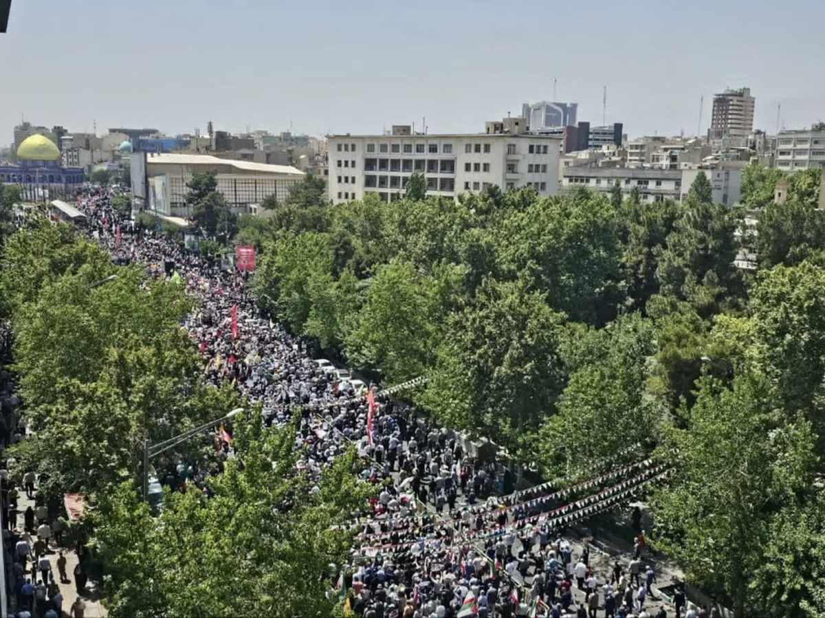 حماسه میلیونی ملت ایران در راهپیمایی جمعه خشم و نصر + فیلم و تصاویر