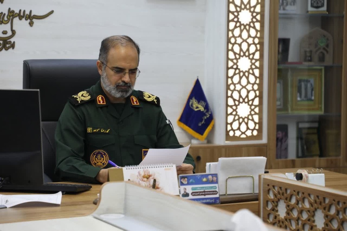 پیام سردار موحد درپی درگذشت جانباز ۷۰ درصد