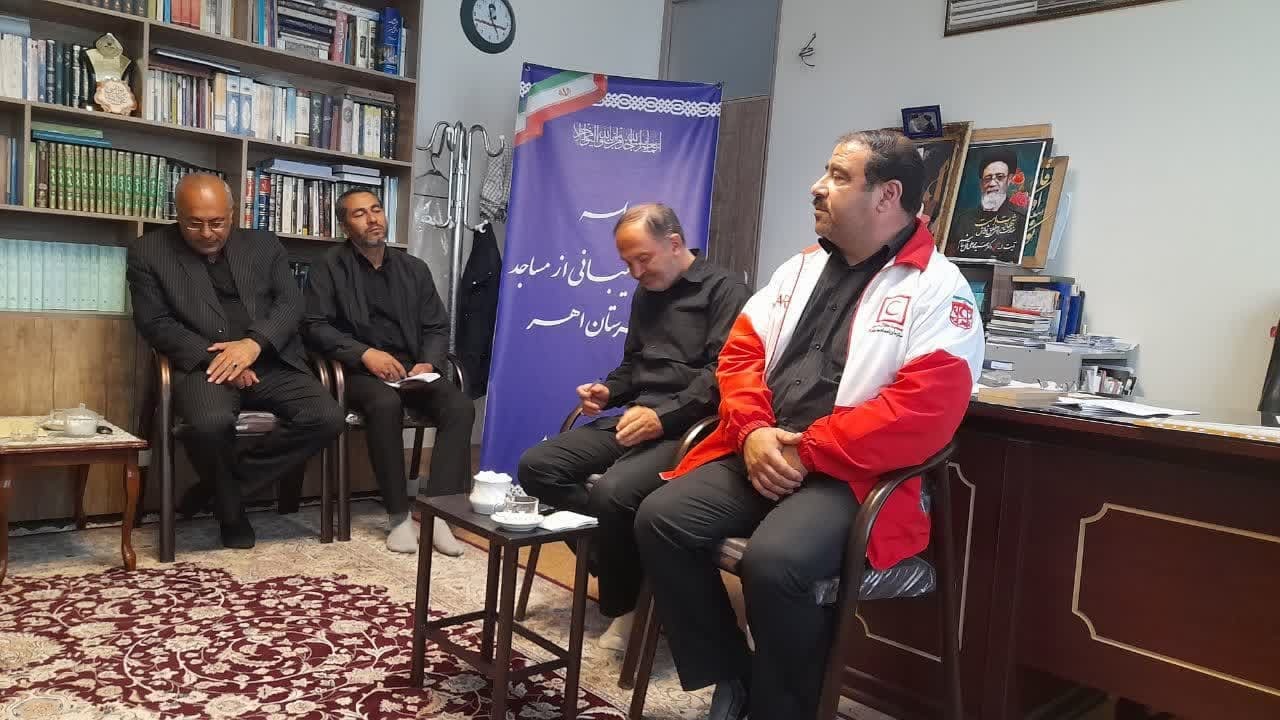 سیزدهمین جلسه قرارگاه پشتیبانی از مساجد اهر برگزار شد+ تصاویر