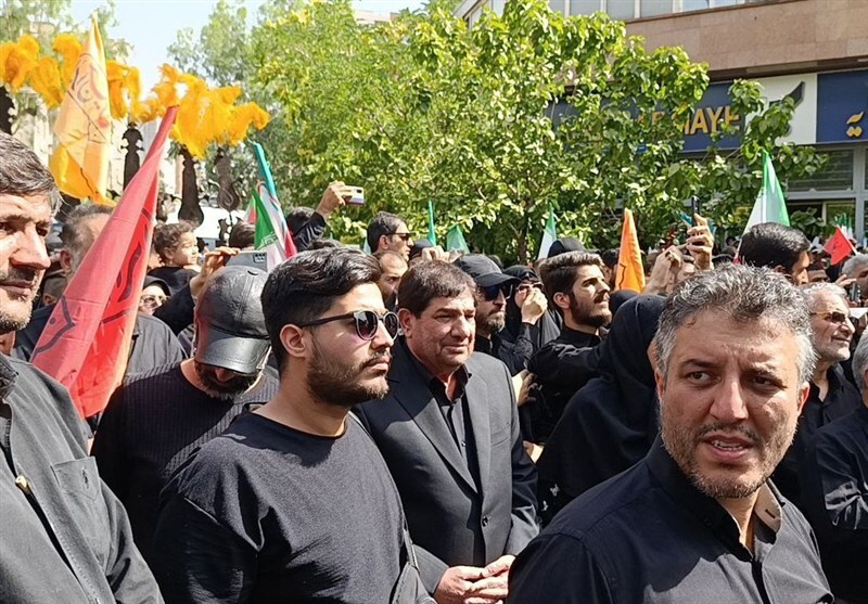 حضور سران قوا و شخصیت‌های سیاسی و نظامی در تشییع شهدای اقتدار ملی