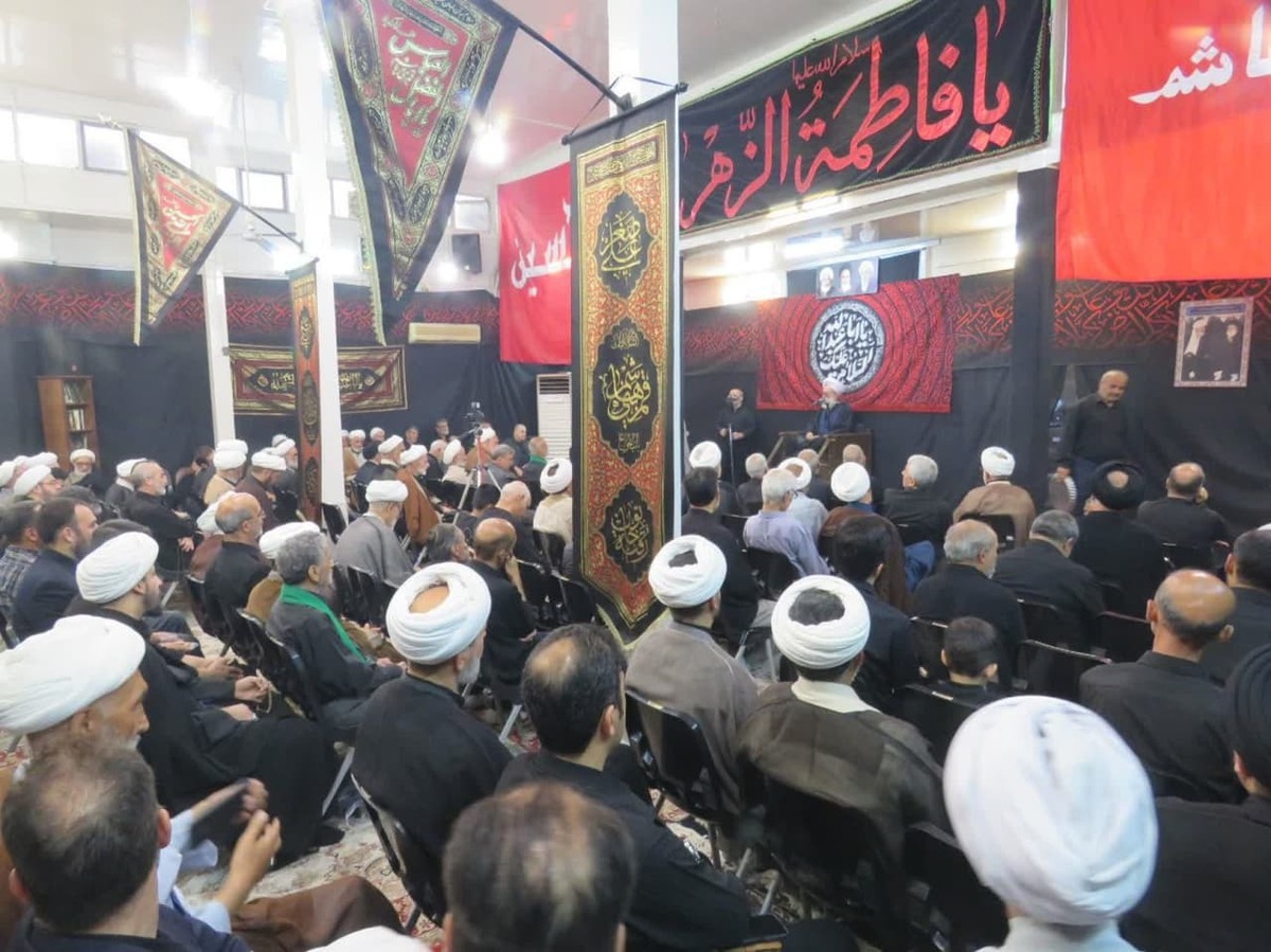 برپایی مراسم سوگواری سالار شهیدان در حسینیه دفتر مرحوم آیت الله فاضل لنکرانی