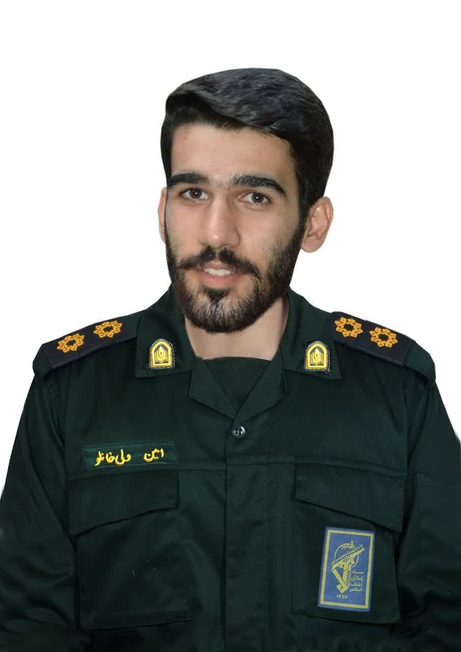 شهید امین ولی‌خانلو، پاسدار بسیجی ۲۳ ساله تبریزی آسمانی شد