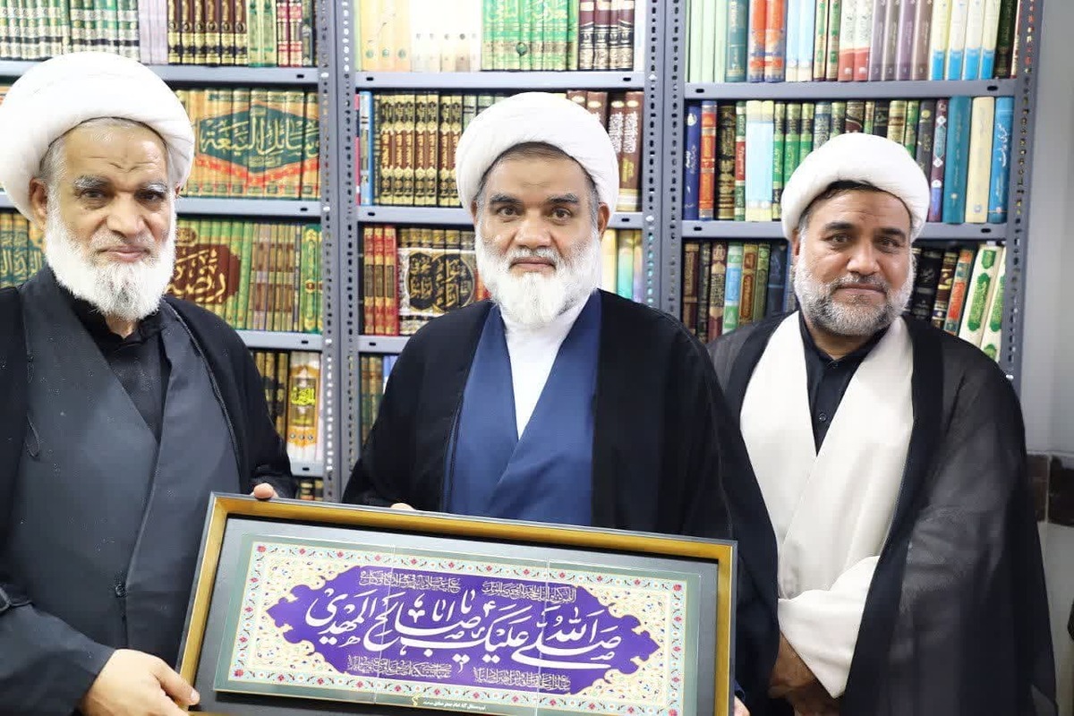 دیدار فرمانده تیپ امام صادق با آیت‌الله کعبی