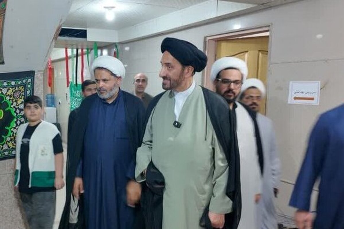 بازدید رئیس مرکز خدمات حوزه‌ از موکب حضرت حجت در خرمشهر