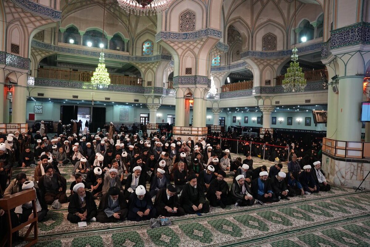 مراسم بزرگداشت شهدای روحانیت جنگ ۱۲ روزه در تهران برگزار شد