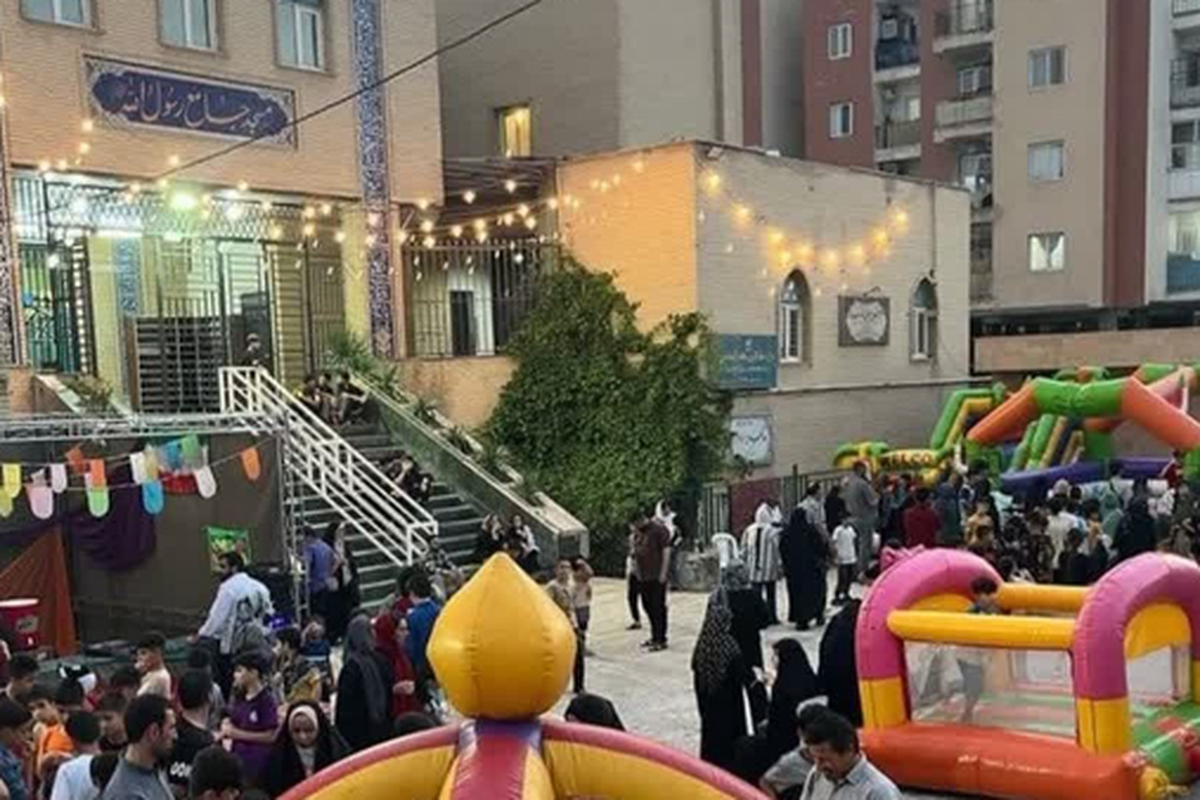 مسجدی که در جنگ ۱۲ روزه، شهربازی شد