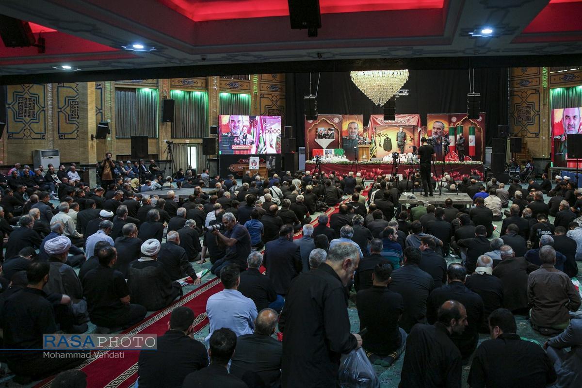 مراسم چهلمین روز شهادت سردار حاج حسن محققی برگزار شد + تصاویر