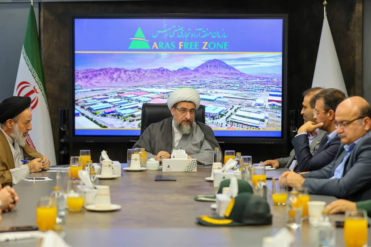 بازدید حجت الاسلام مطهری اصل از پروژه‌های منطقه آزاد ارس