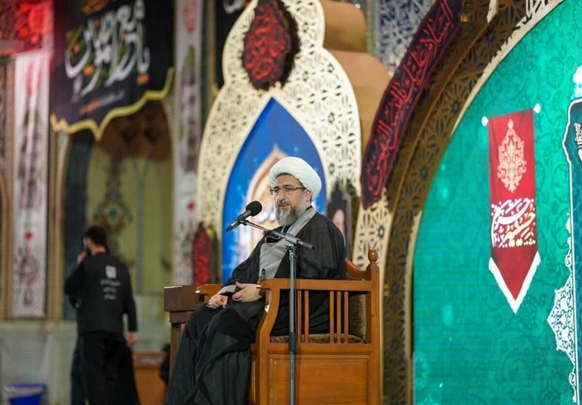 آذربایجان پیشانی بند عزت ایران ولایتمداری در اجتماع رضوی