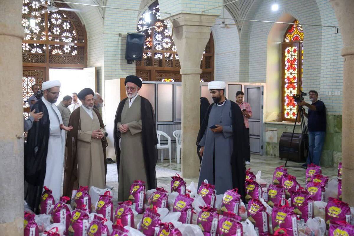 توزیع ۵ هزار بسته معیشتی در قالب طرح «قرار دوازدهم» در حرم مطهر سیدعلاءالدین حسین
