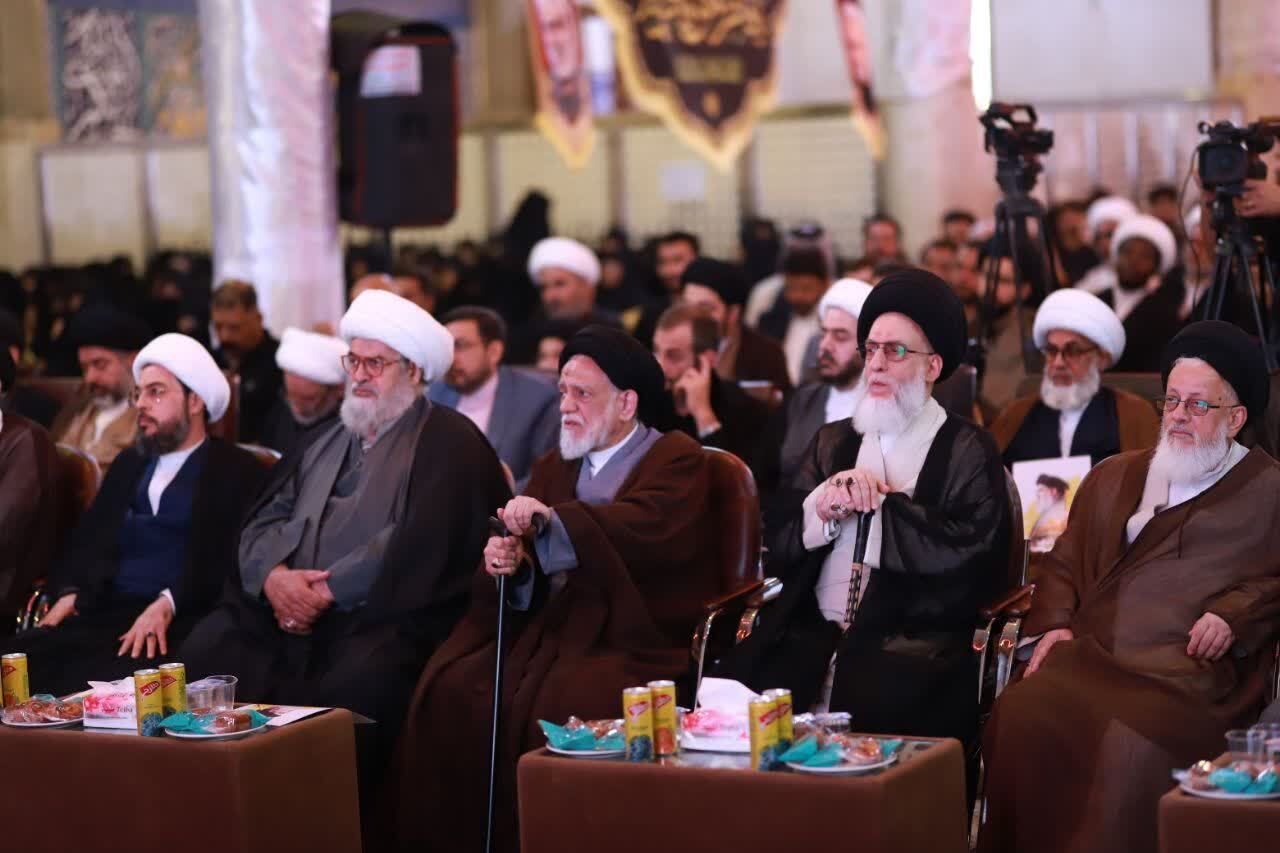 برگزاری مراسم سالگرد شهادت سید حسن نصرالله در نجف + تصاویر