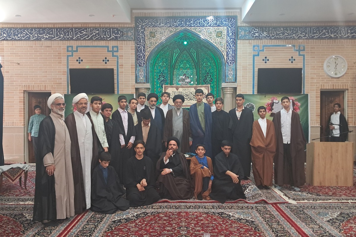 گزارشی از حضور آیت الله طباطبایی نژاد در مدرسه علمیه شهید آیت الله مدرس