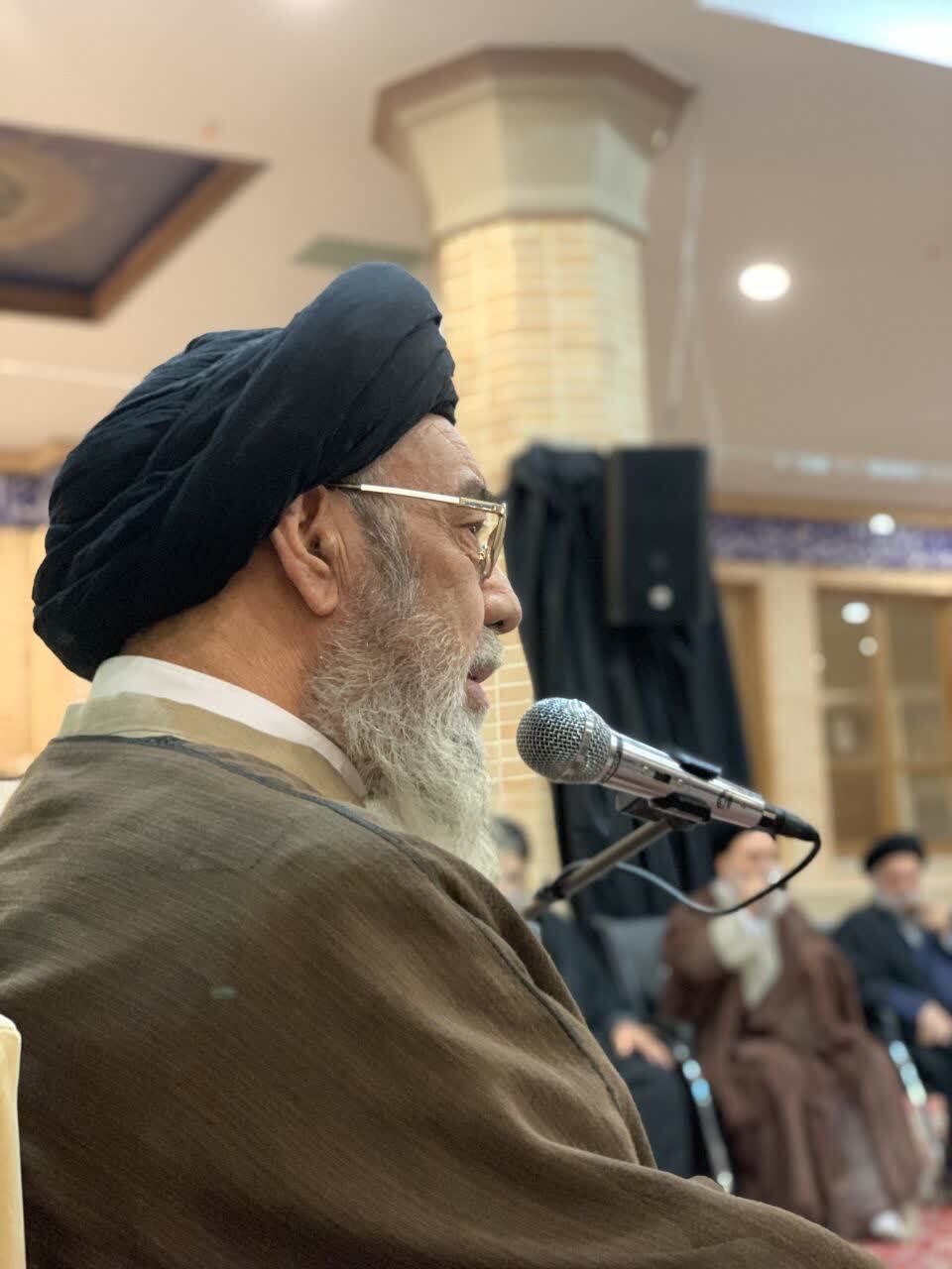 گزارشی از حضور آیت الله طباطبایی نژاد در مدرسه علمیه شهید آیت الله مدرس