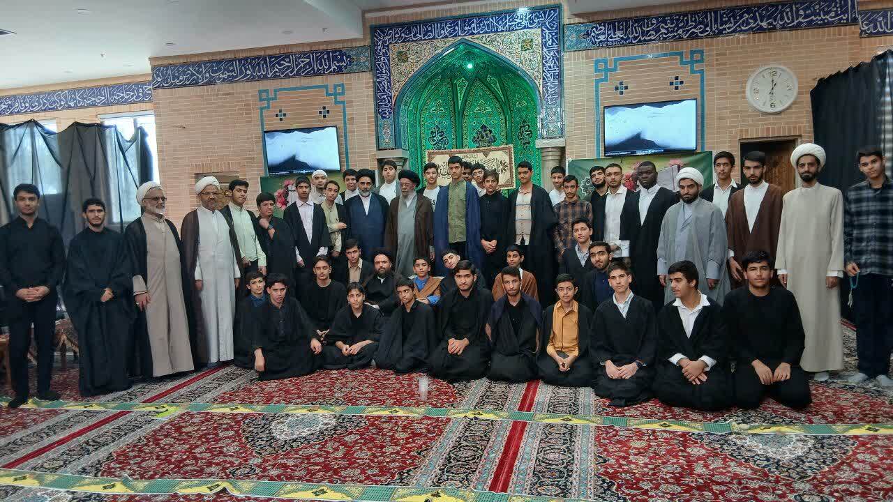 گزارشی از حضور آیت الله طباطبایی نژاد در مدرسه علمیه شهید آیت الله مدرس