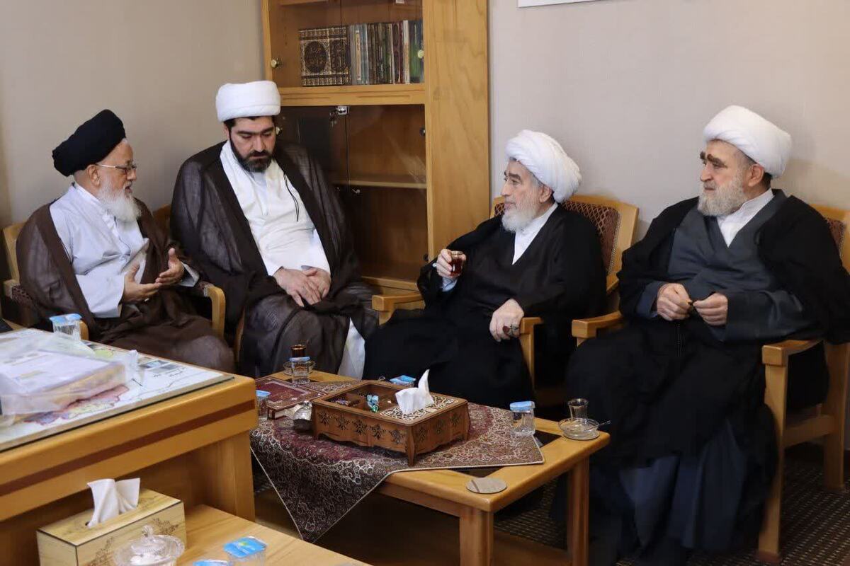 دیدار نماینده رهبر انقلاب در عراق با آیت‌الله جواهری + عکس