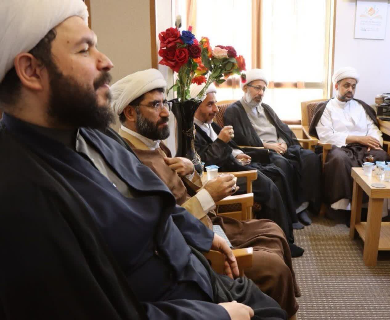 دیدار آیت‌الله شیخ حسن جواهری با نماینده رهبر معظم انقلاب در عراق