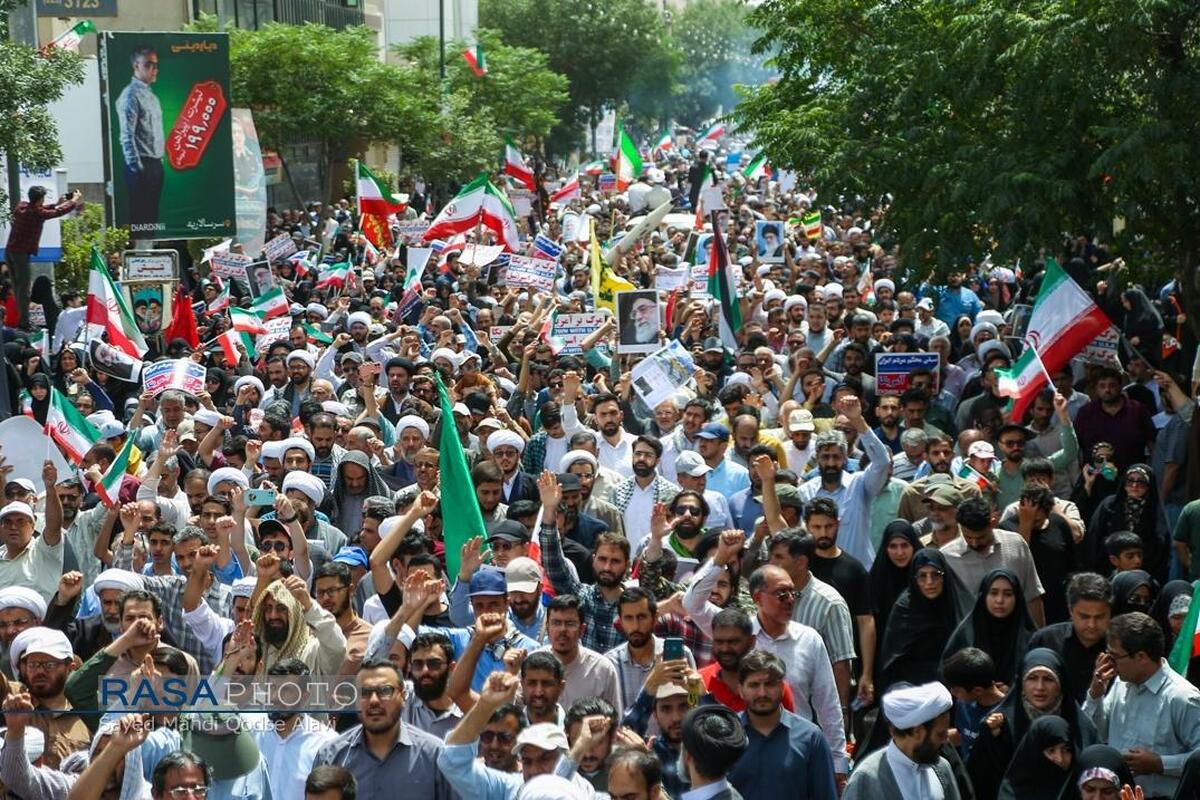 راهپیمایی بشارت نصر؛ نمایش اقتدار حمایت از مقاومت در سراسر ایران