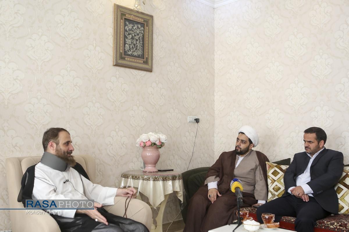 عیادت جمعی از دبیران خبرگزاری رسا از طلبه مضروب امامزاده یحیی + عکس عیادت جمعی از دبیران خبرگزاری رسا از طلبه مضروب امامزاده یحیی + عکس
