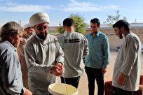 طلاب جهادی، مدرسه روستای رجعین را رنگ‌آمیزی کردند