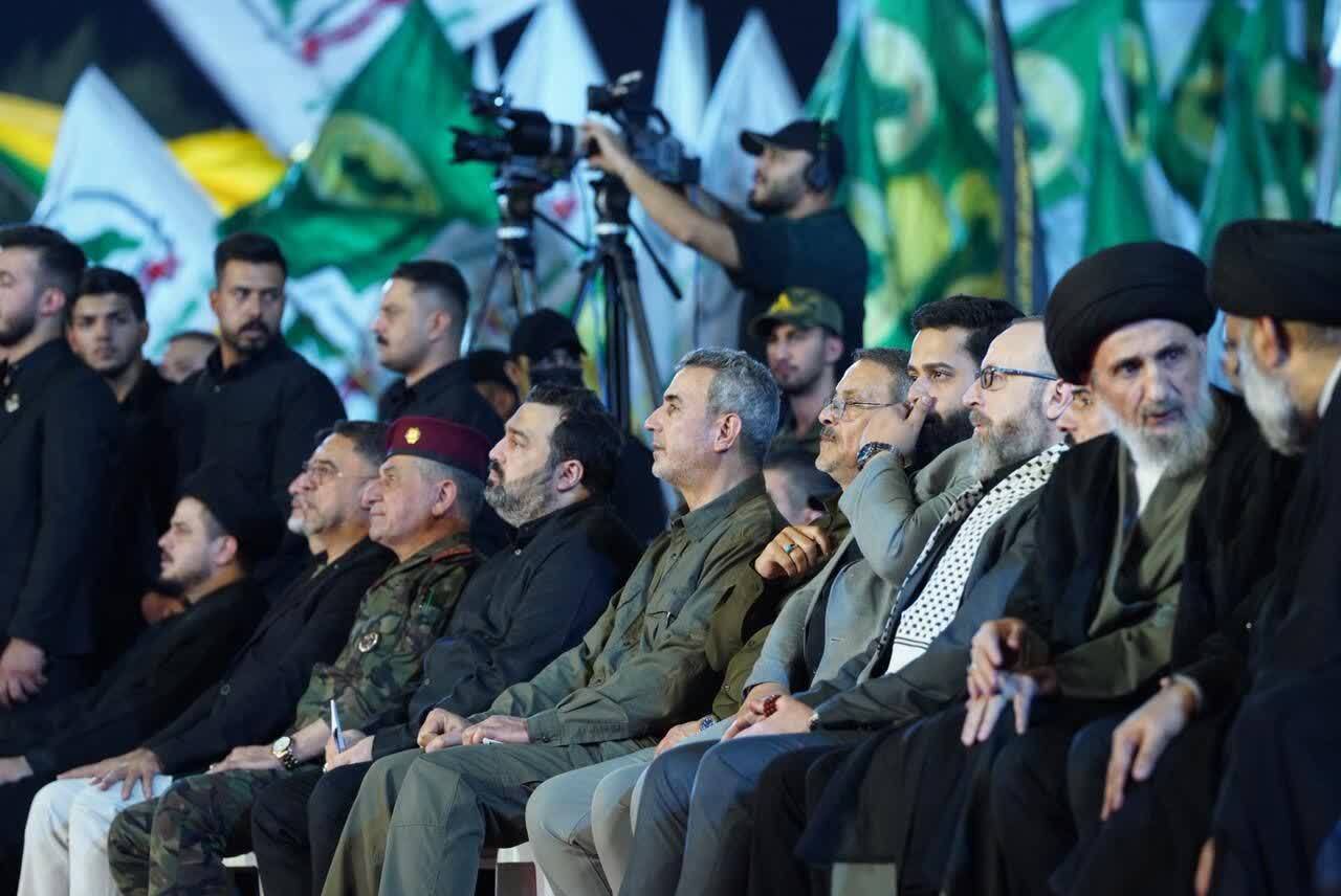 برگزاری سالگرد سید حسن نصر الله در عراق