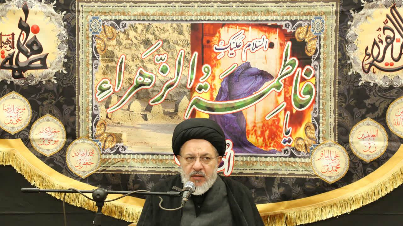 برگزاری آیین باشکوه ایام فاطمیه در حوزه علمیه امیرالمؤمنین+ تصاویر