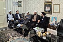 دیدار نماینده ولی‌فقیه در کاشان با مدیر گروه‌های جهادی حوزه‌
