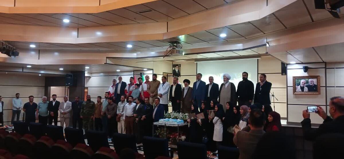 برگزاری مراسم تکریم پرستاران بیمارستان امام علی نجف